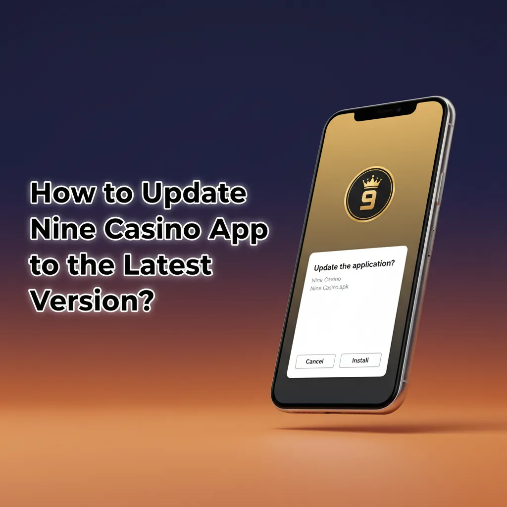 Steps to update Nine Casino app: check banner/Settings, install new Android APK, refresh iOS PWA icon, clear cache if needed.