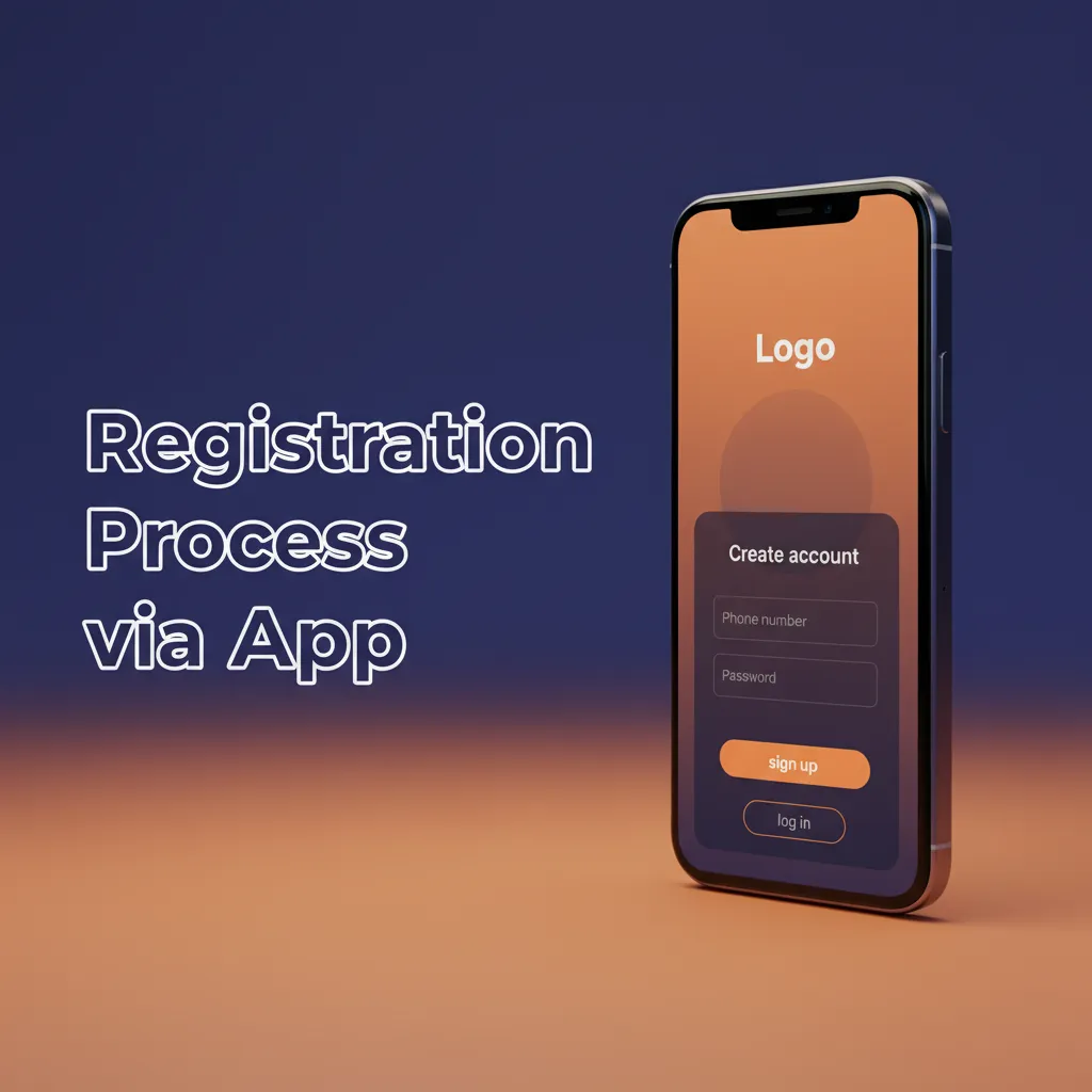 Mobile app screen with registration steps: email/password, 18+, GBP, UK address, verify email, KYC ID upload, deposit limits.