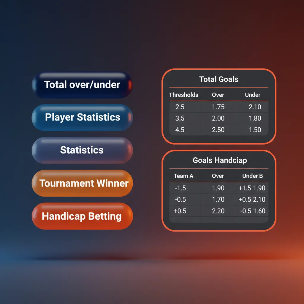 Infographic: Bet types—Single, Express/Accumulator, System; slips show potential returns; start with singles